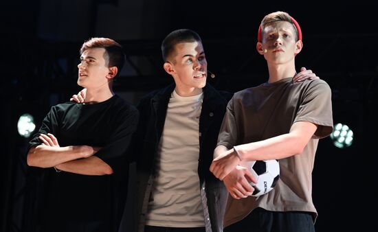 International RUSSIA EXPO forum and exhibition. Finals and awards ceremony of contest for The Hard Exam best stage production as part of Knowledge: Theater all-Russian educational project