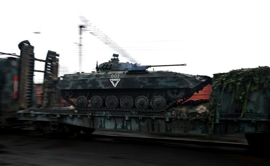 Russia Ukraine Military Operation Armored Train