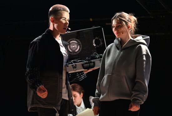 International RUSSIA EXPO forum and exhibition. Finals and awards ceremony of contest for The Hard Exam best stage production as part of Knowledge: Theater all-Russian educational project