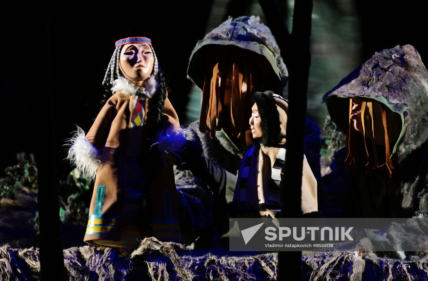 International RUSSIA EXPO forum and exhibition. Mirgachan or the Mystery of the Tunguska Meteorite stage play