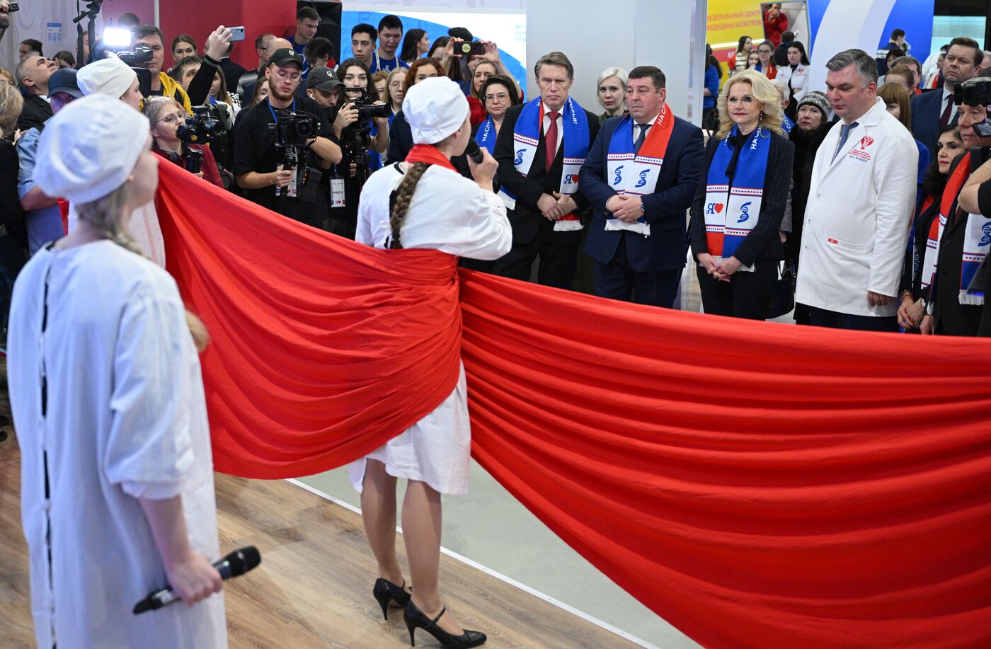 International RUSSIA EXPO forum and exhibition. Exhibition by Ministry of Healthcare, Promoting Health