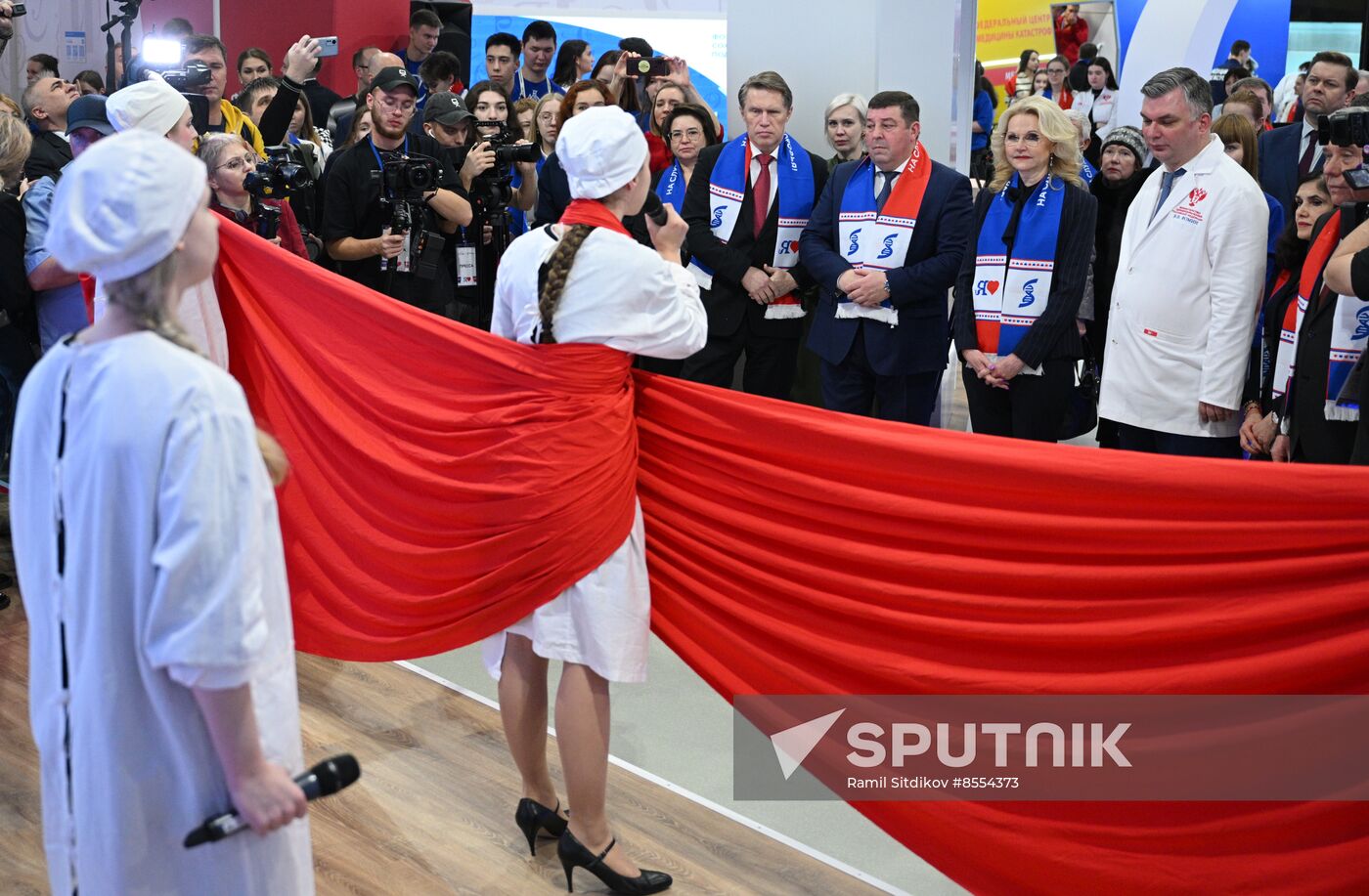 International RUSSIA EXPO forum and exhibition. Exhibition by Ministry of Healthcare, Promoting Health