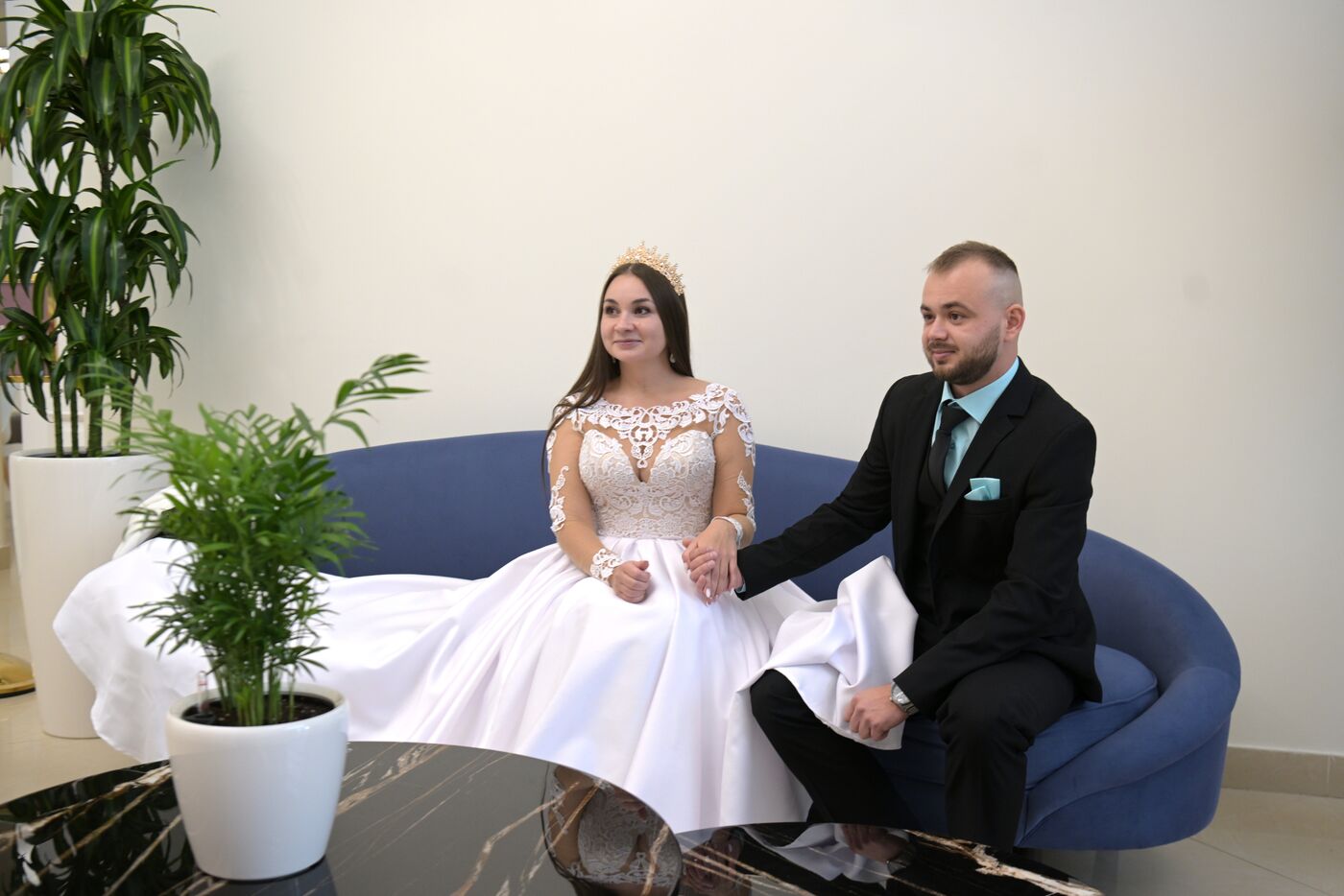 RUSSIA EXPO. Wedding at VDNKh: A Day of Cosmic Scale