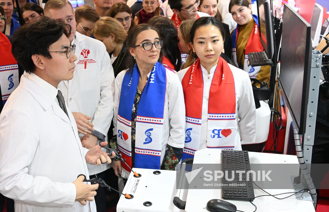 International RUSSIA EXPO forum and exhibition. Exhibition by Ministry of Healthcare, Promoting Health