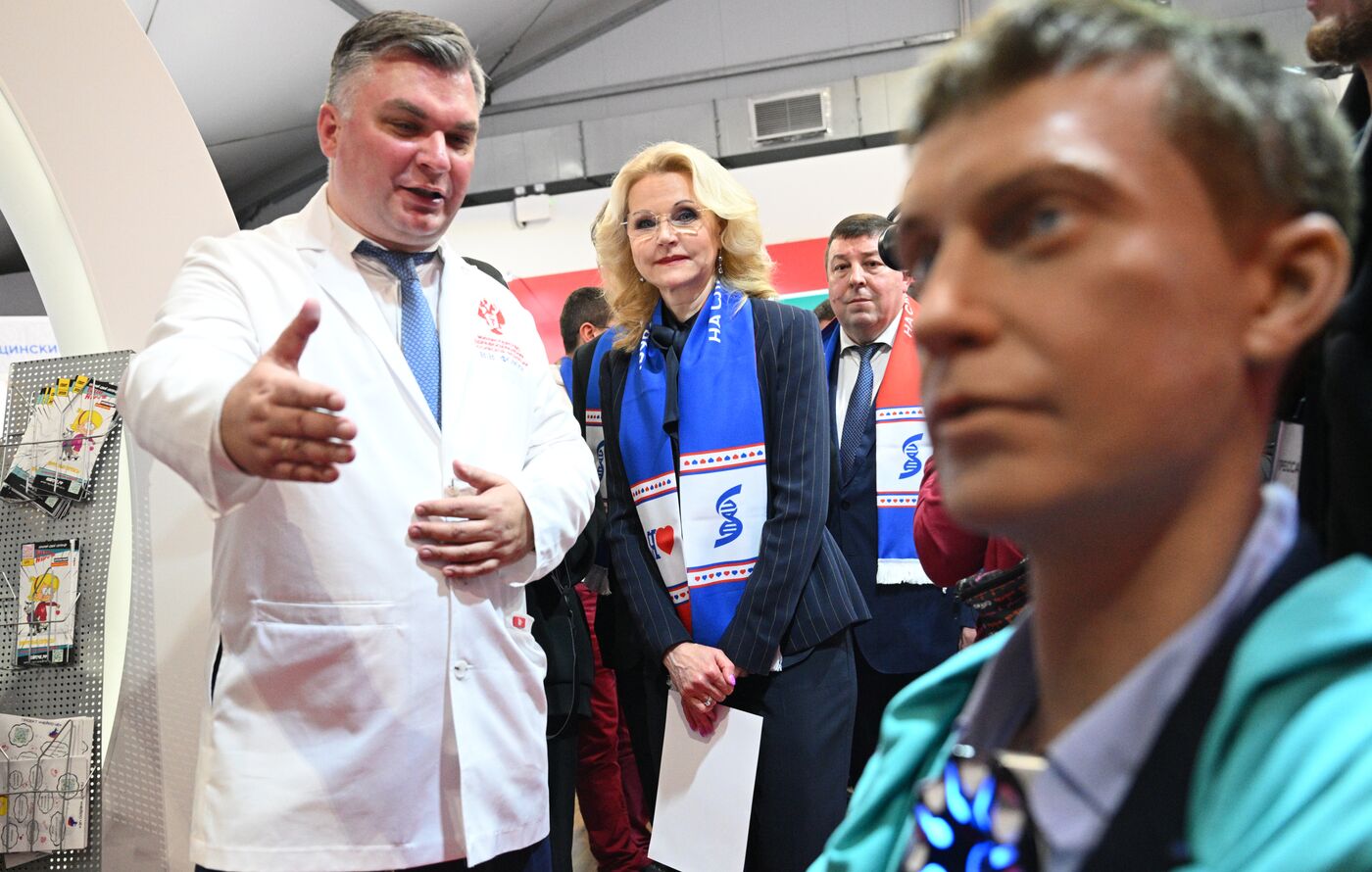 International RUSSIA EXPO forum and exhibition. Exhibition by Ministry of Healthcare, Promoting Health