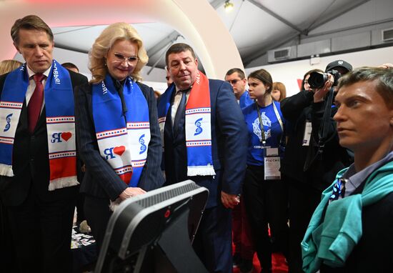 International RUSSIA EXPO forum and exhibition. Exhibition by Ministry of Healthcare, Promoting Health