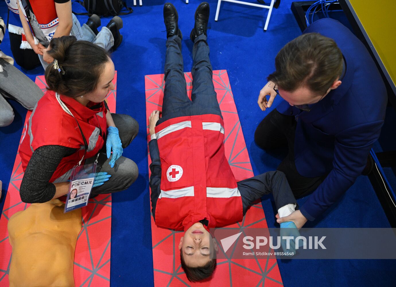 International RUSSIA EXPO forum and exhibition. Exhibition by Ministry of Healthcare, Promoting Health