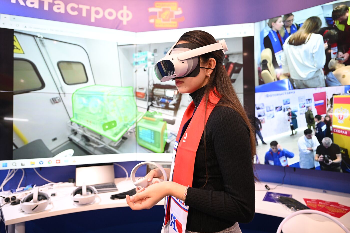 International RUSSIA EXPO forum and exhibition. Exhibition by Ministry of Healthcare, Promoting Health