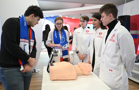 International RUSSIA EXPO forum and exhibition. Exhibition by Ministry of Healthcare, Promoting Health