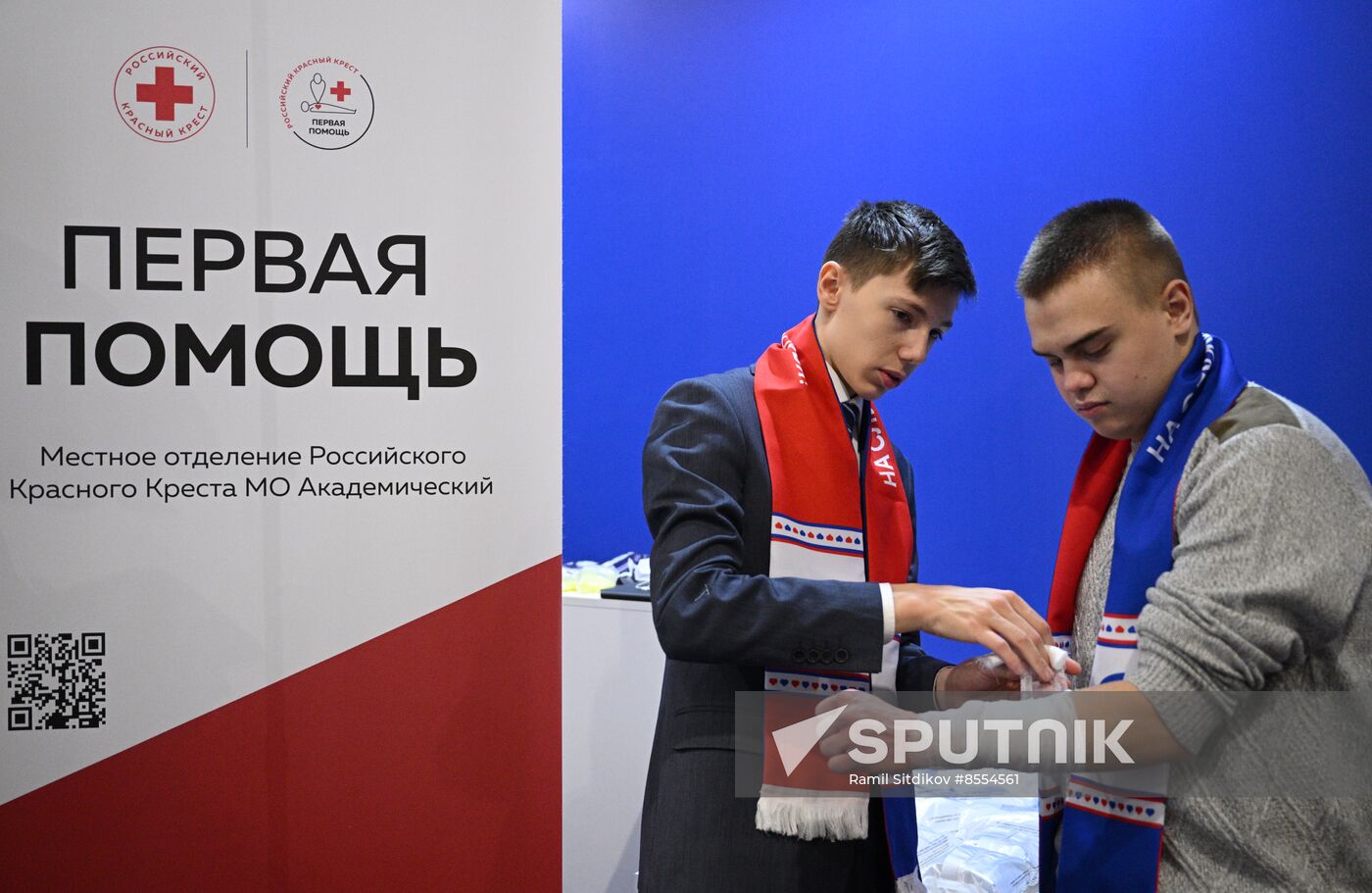 International RUSSIA EXPO forum and exhibition. Exhibition by Ministry of Healthcare, Promoting Health