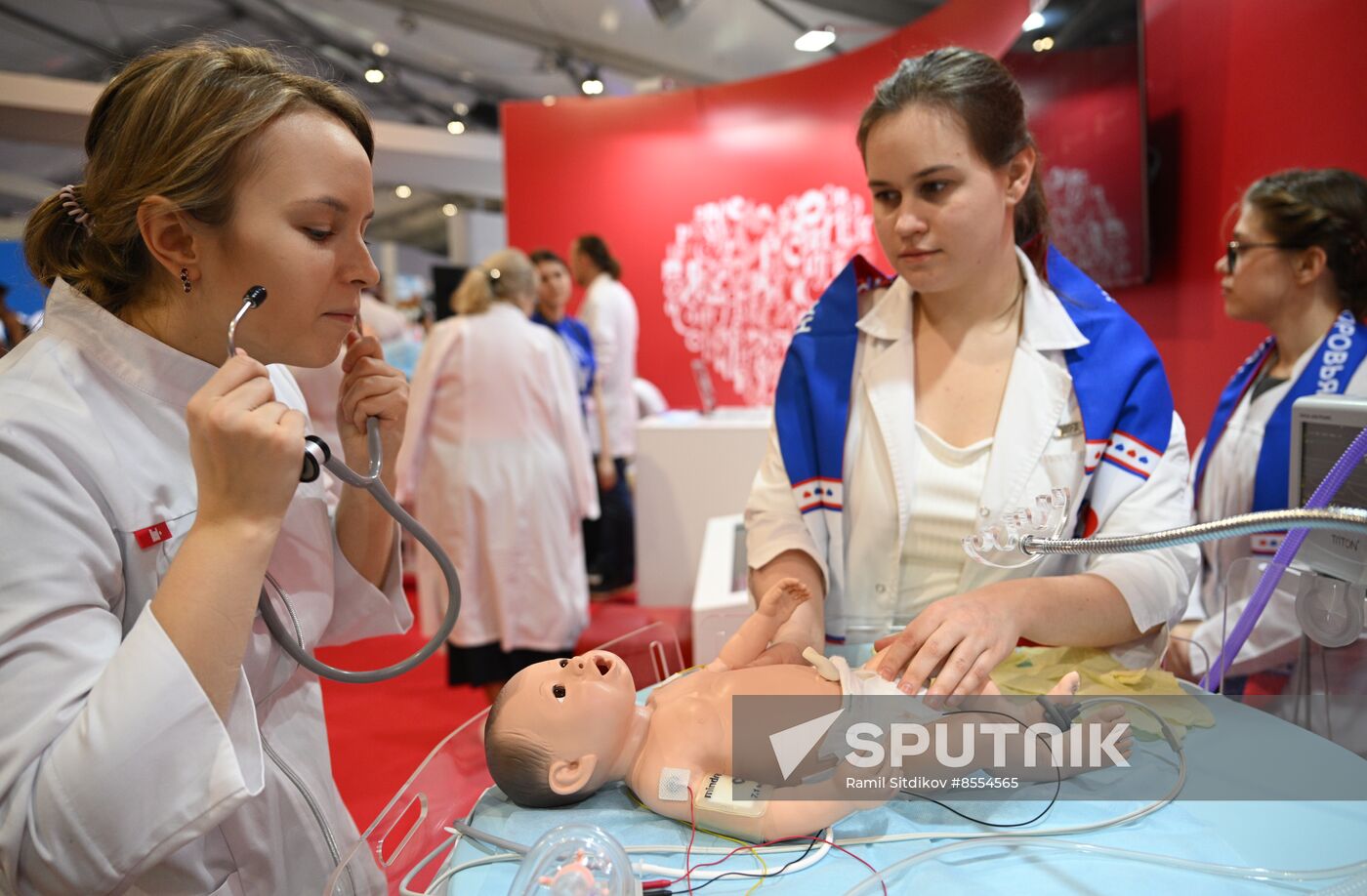 International RUSSIA EXPO forum and exhibition. Exhibition by Ministry of Healthcare, Promoting Health