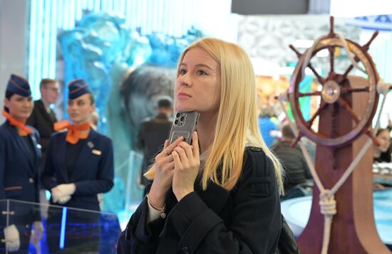 The International RUSSIA EXPO forum and exhibition. Pavilion 75. Location: Russia, Moscow. Author: Evgeny Biyatov/Sputnik. International RUSSIA EXPO forum and exhibition