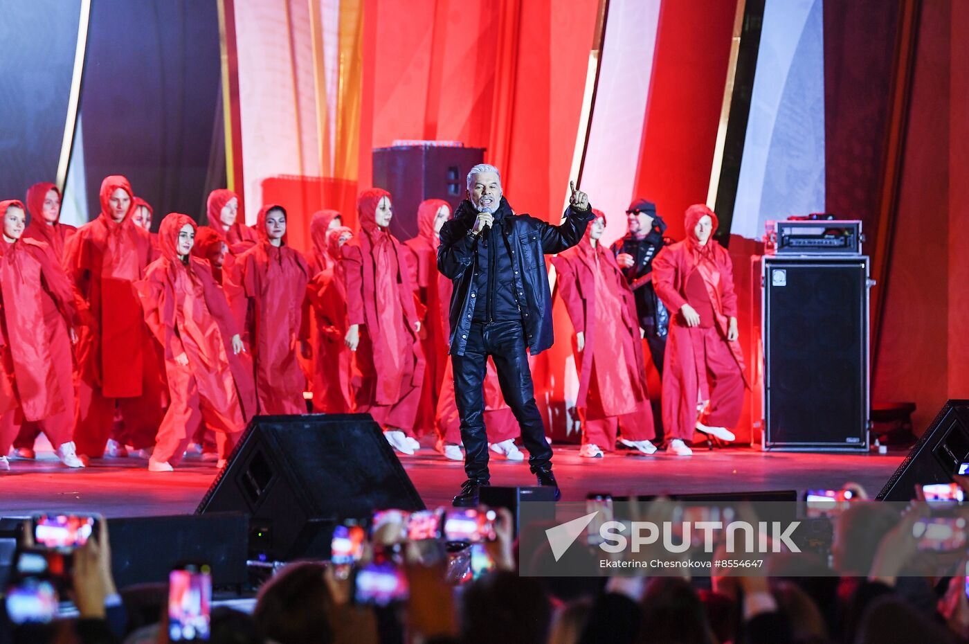 International RUSSIA EXPO forum and exhibition. Singer Oleg Gazmanov tribute show