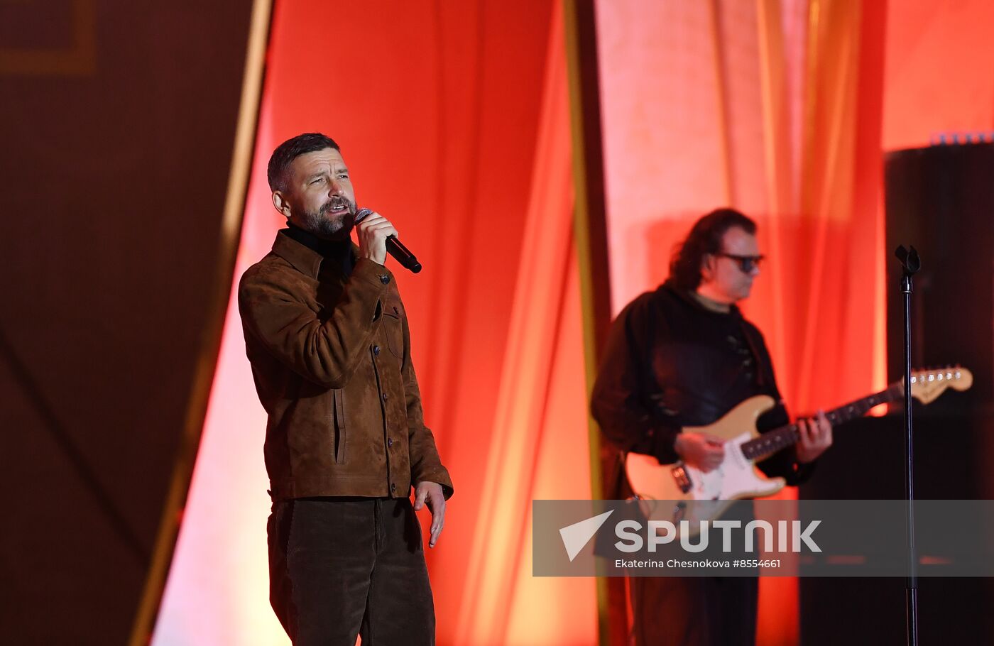 International RUSSIA EXPO forum and exhibition. Singer Oleg Gazmanov tribute show