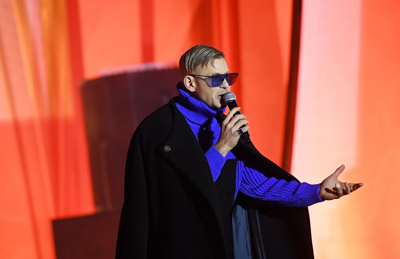 International RUSSIA EXPO forum and exhibition. Singer Oleg Gazmanov tribute show