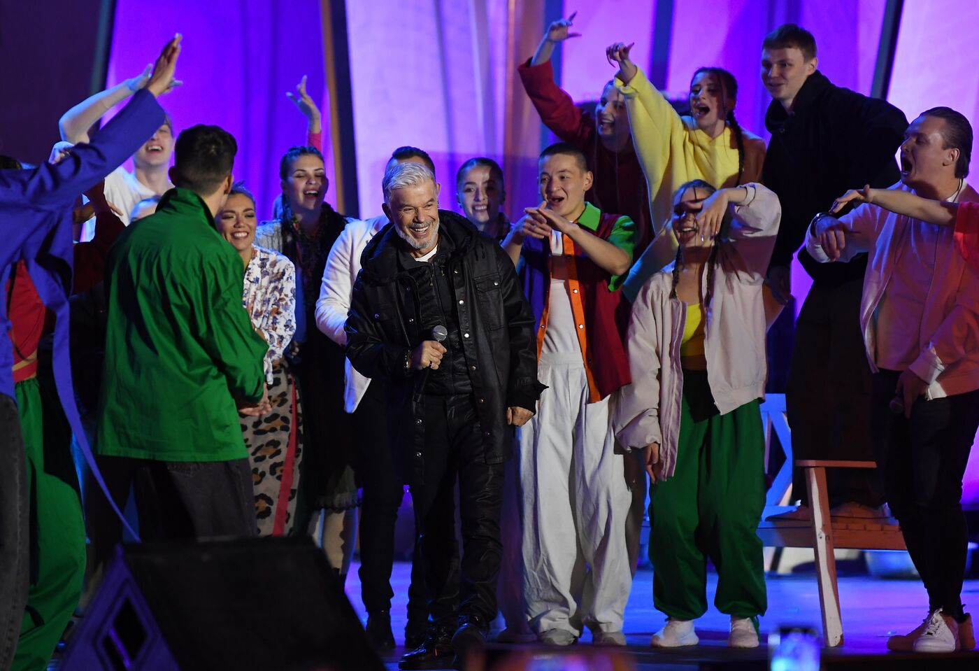 International RUSSIA EXPO forum and exhibition. Singer Oleg Gazmanov tribute show