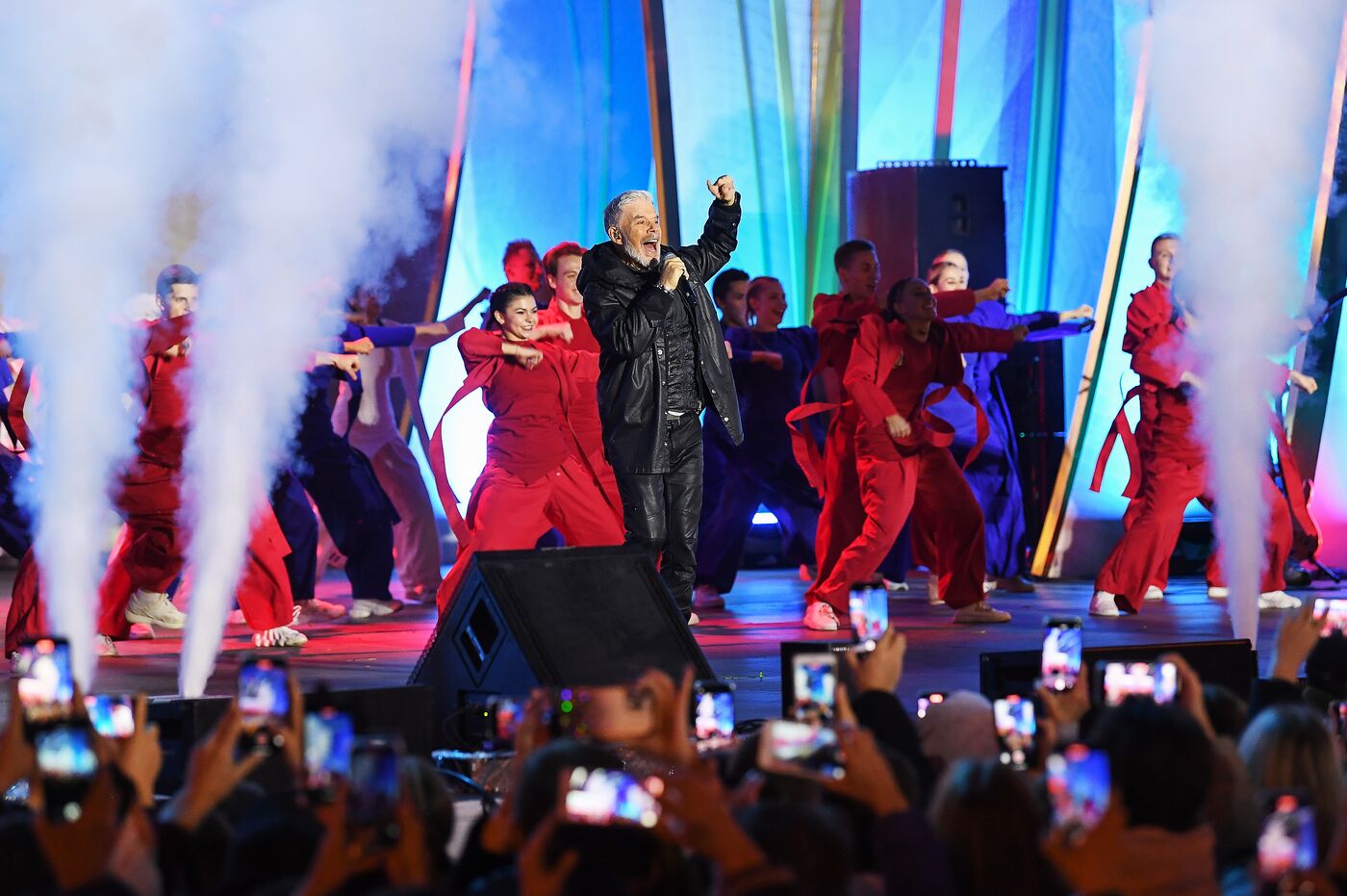 International RUSSIA EXPO forum and exhibition. Singer Oleg Gazmanov tribute show
