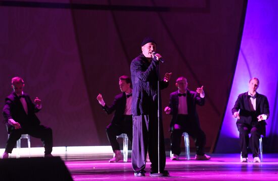 International RUSSIA EXPO forum and exhibition. Singer Oleg Gazmanov tribute show