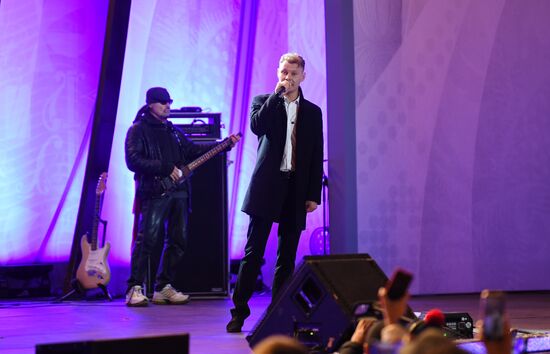 International RUSSIA EXPO forum and exhibition. Singer Oleg Gazmanov tribute show