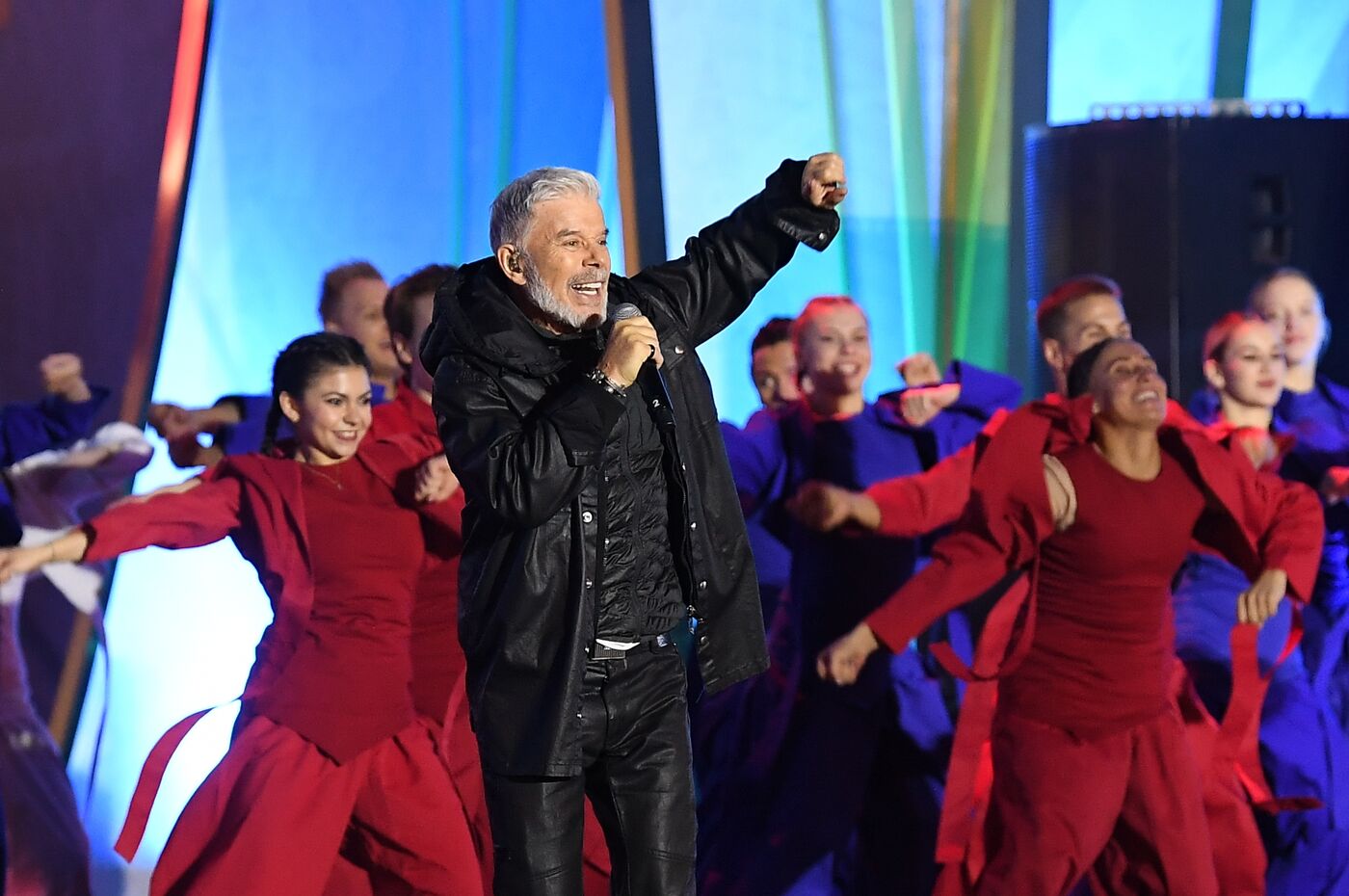 International RUSSIA EXPO forum and exhibition. Singer Oleg Gazmanov tribute show