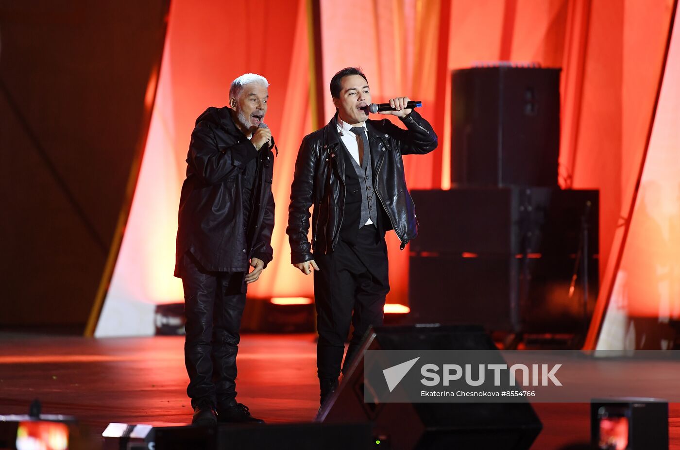 International RUSSIA EXPO forum and exhibition. Singer Oleg Gazmanov tribute show