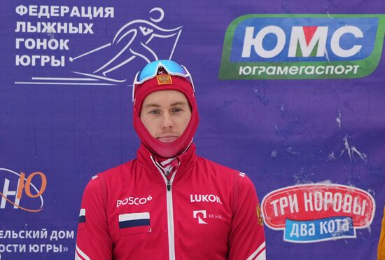 Russia Cross Country Yugoria Skiing Competition Men