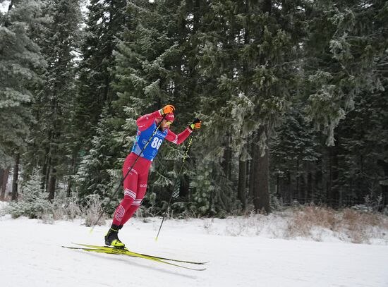 Russia Cross Country Yugoria Skiing Competition Men