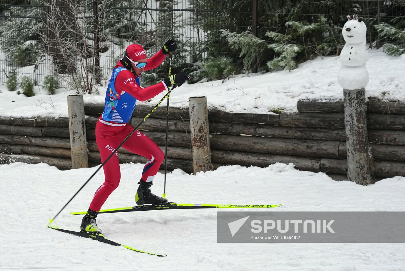 Russia Cross Country Yugoria Skiing Competition Men