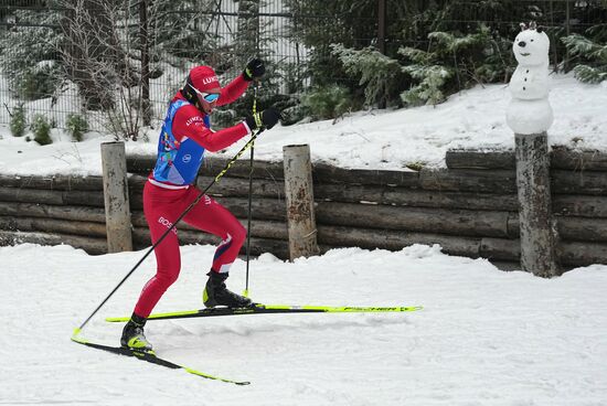 Russia Cross Country Yugoria Skiing Competition Men