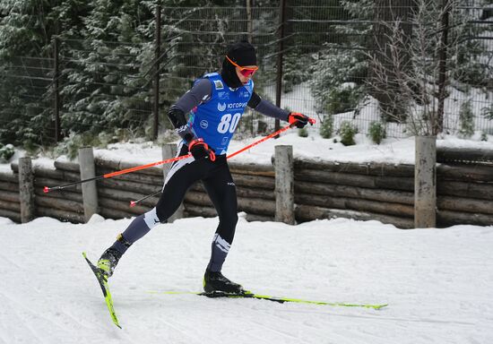 Russia Cross Country Yugoria Skiing Competition Men