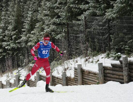 Russia Cross Country Yugoria Skiing Competition Men