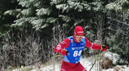 Russia Cross Country Yugoria Skiing Competition Men