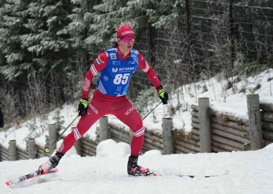 Russia Cross Country Yugoria Skiing Competition Men