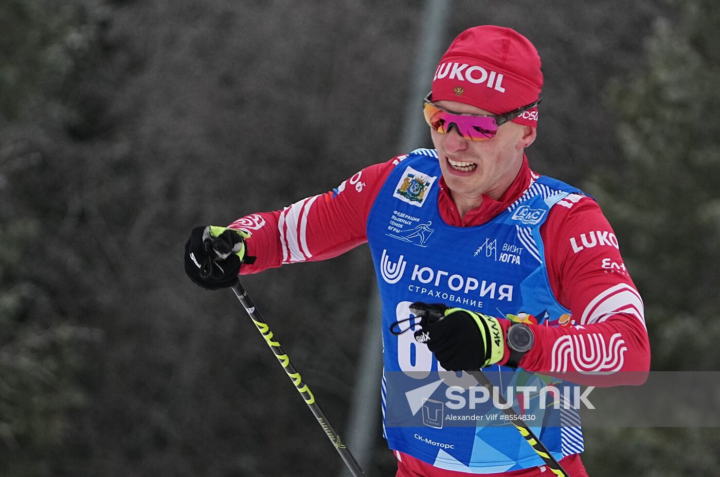 Russia Cross Country Yugoria Skiing Competition Men