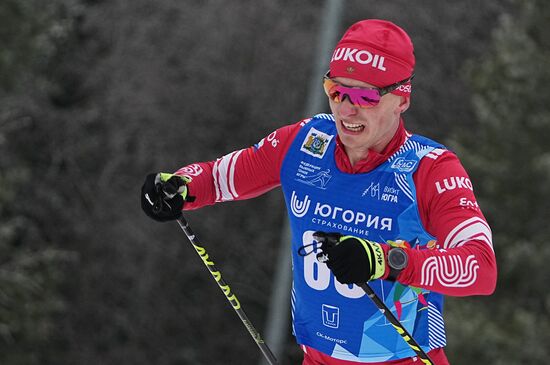 Russia Cross Country Yugoria Skiing Competition Men