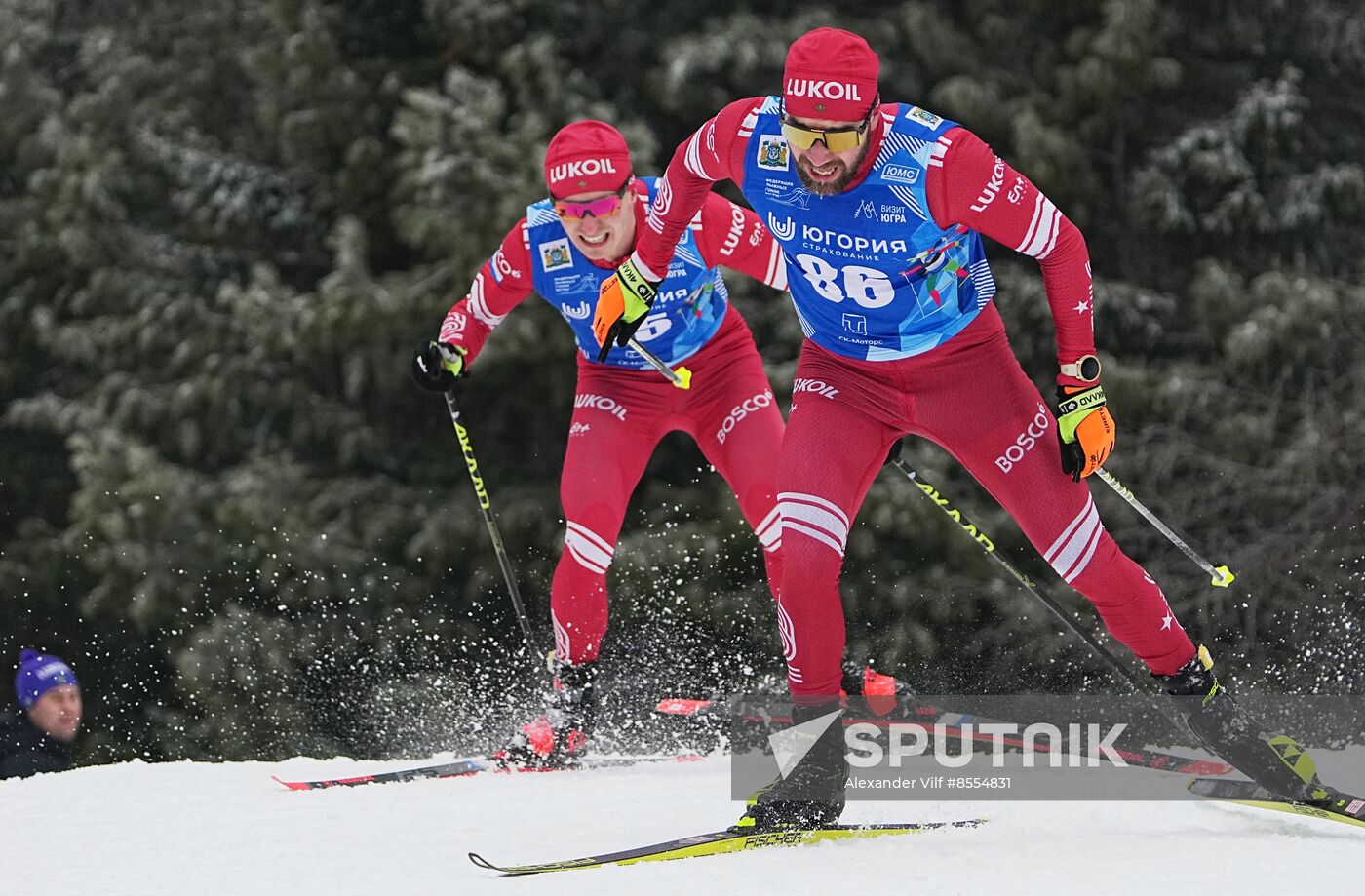 Russia Cross Country Yugoria Skiing Competition Men