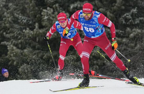 Russia Cross Country Yugoria Skiing Competition Men