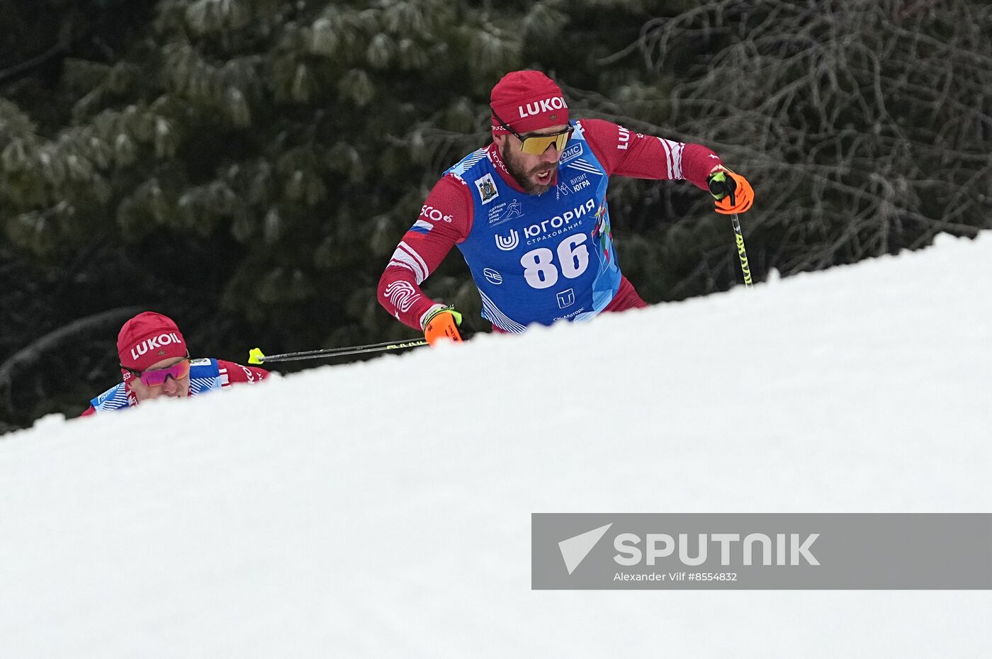 Russia Cross Country Yugoria Skiing Competition Men