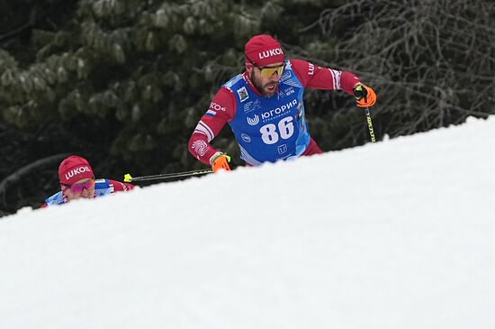 Russia Cross Country Yugoria Skiing Competition Men