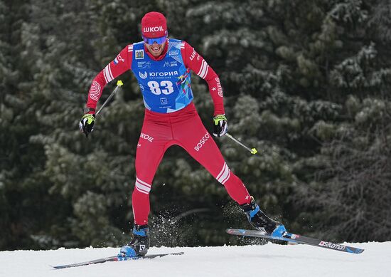 Russia Cross Country Yugoria Skiing Competition Men