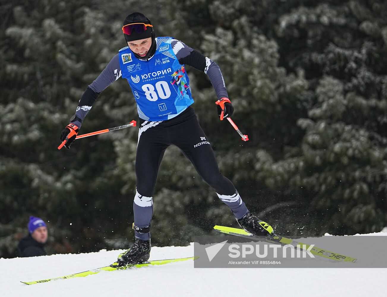 Russia Cross Country Yugoria Skiing Competition Men