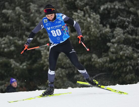 Russia Cross Country Yugoria Skiing Competition Men