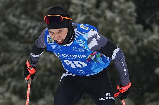 Russia Cross Country Yugoria Skiing Competition Men