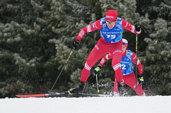 Russia Cross Country Yugoria Skiing Competition Men