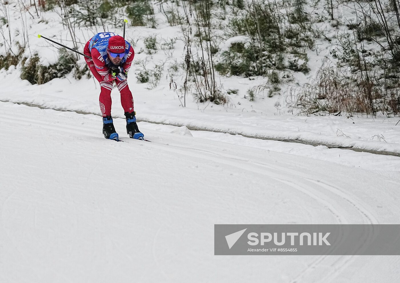 Russia Cross Country Yugoria Skiing Competition Men