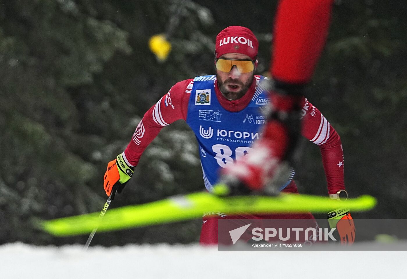 Russia Cross Country Yugoria Skiing Competition Men