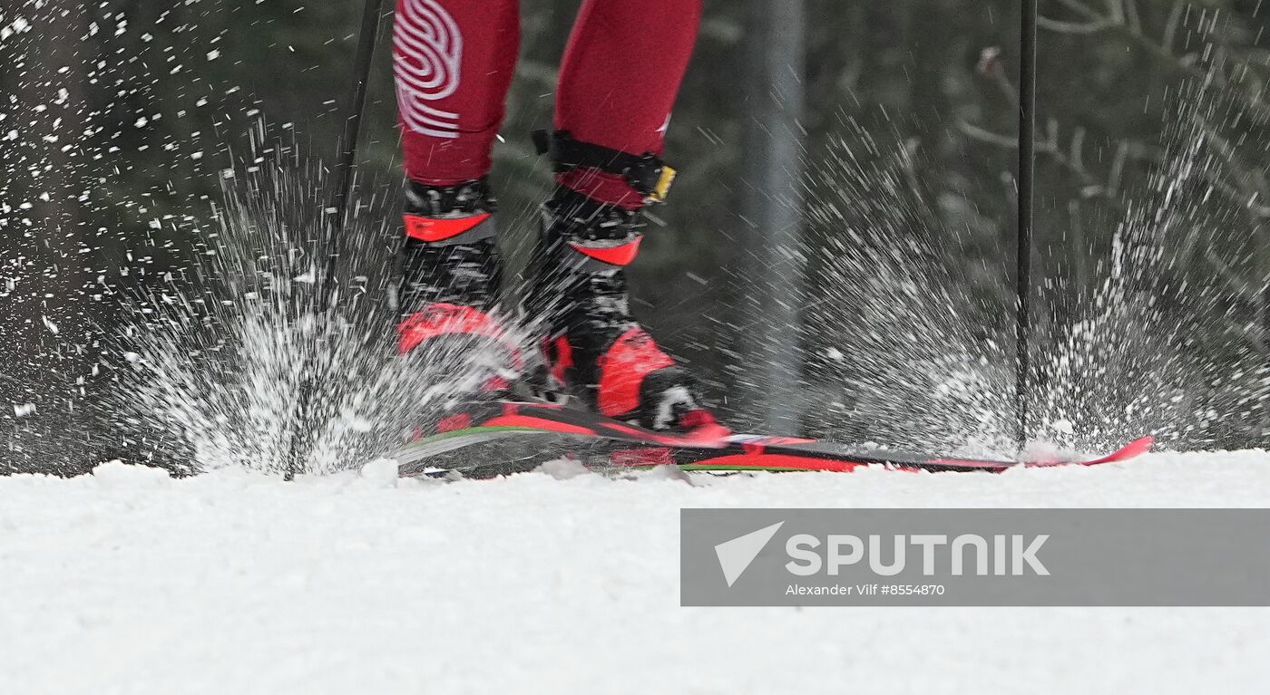 Russia Cross Country Yugoria Skiing Competition Men