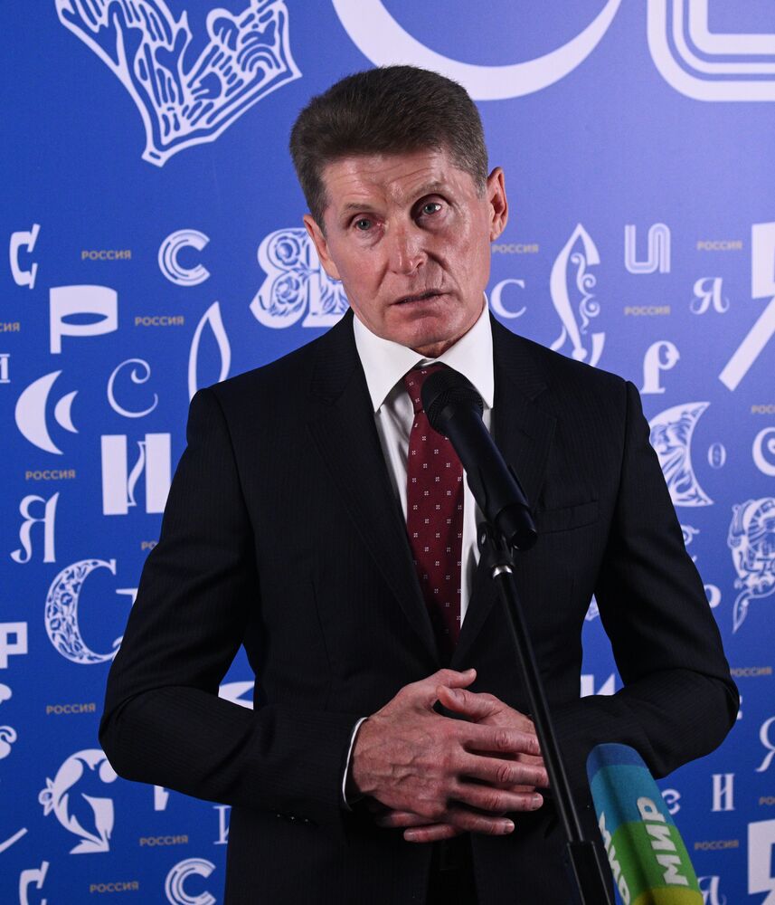 International RUSSIA EXPO Forum and Exhibition. Media scrums