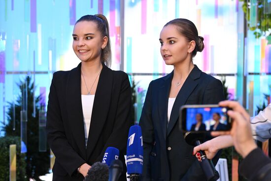 International RUSSIA EXPO Forum and Exhibition. Media scrums