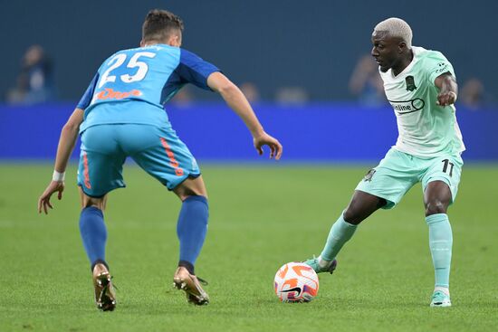 Russia Soccer Premier-League Zenit - Krasnodar